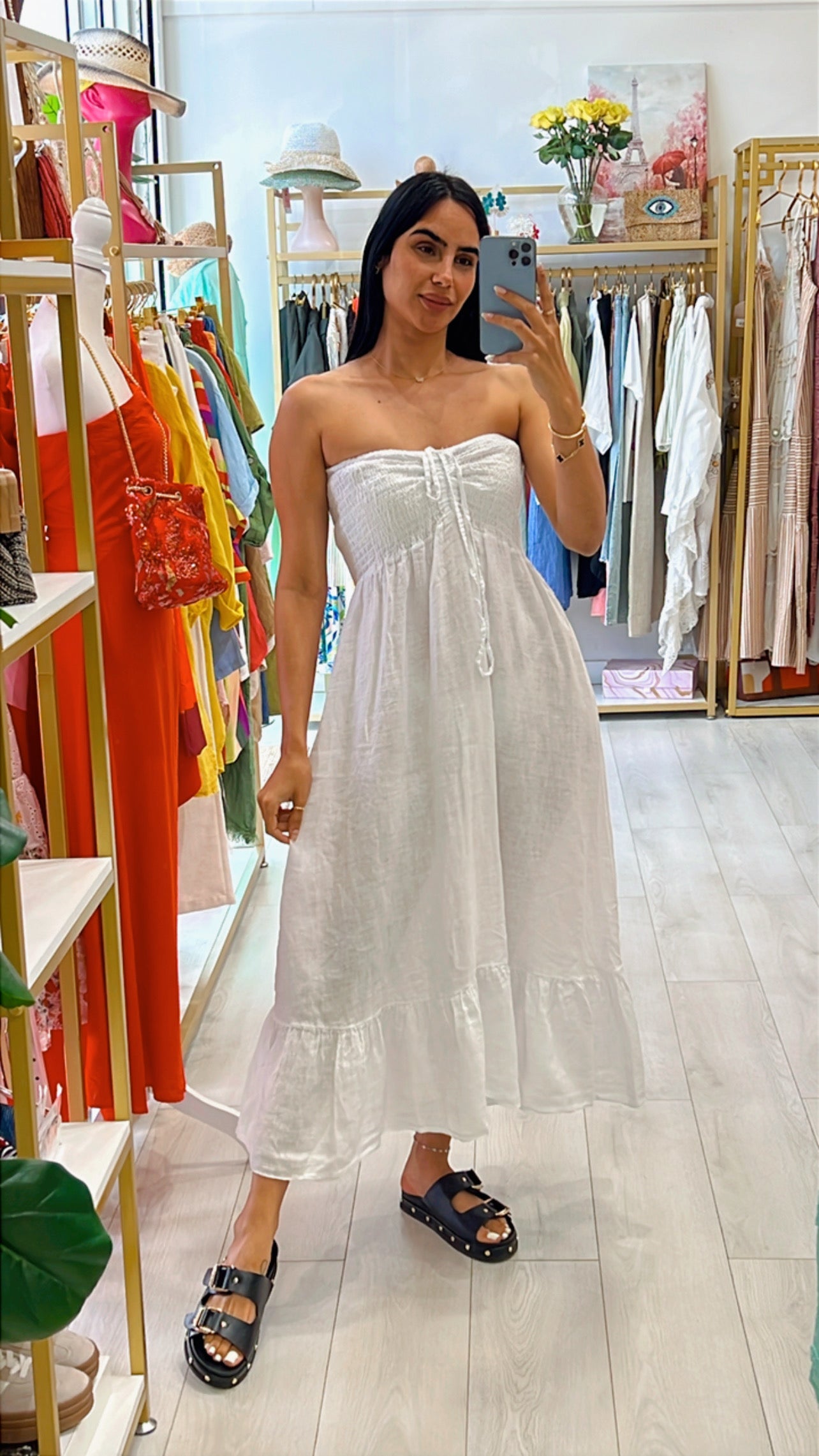 Yadira Linen Dress