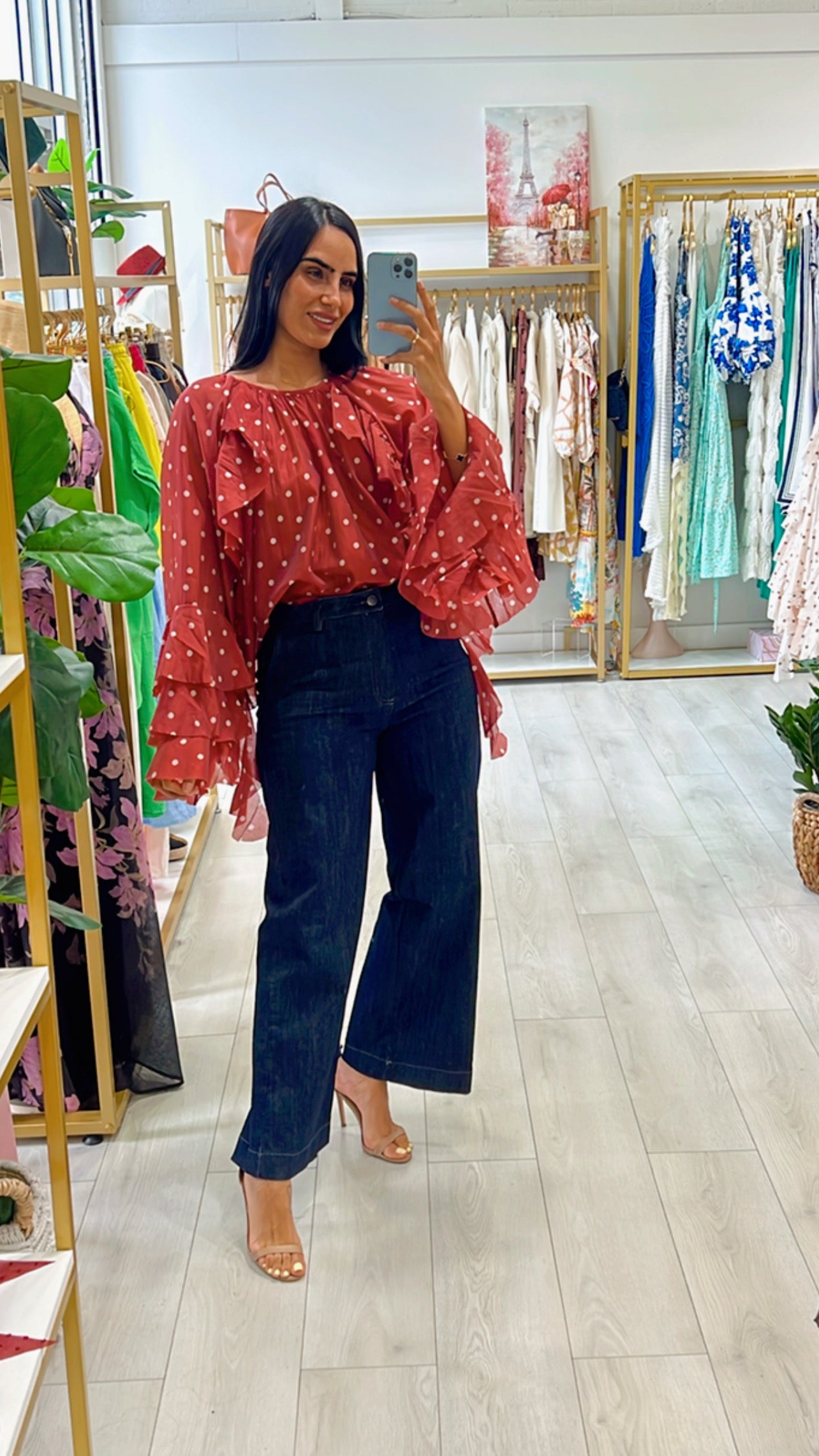 Olivia Stamp Blouse