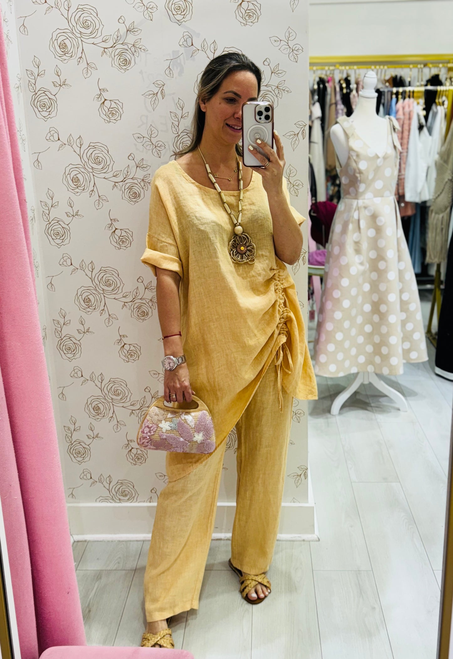 Andrea Linen Blouse
