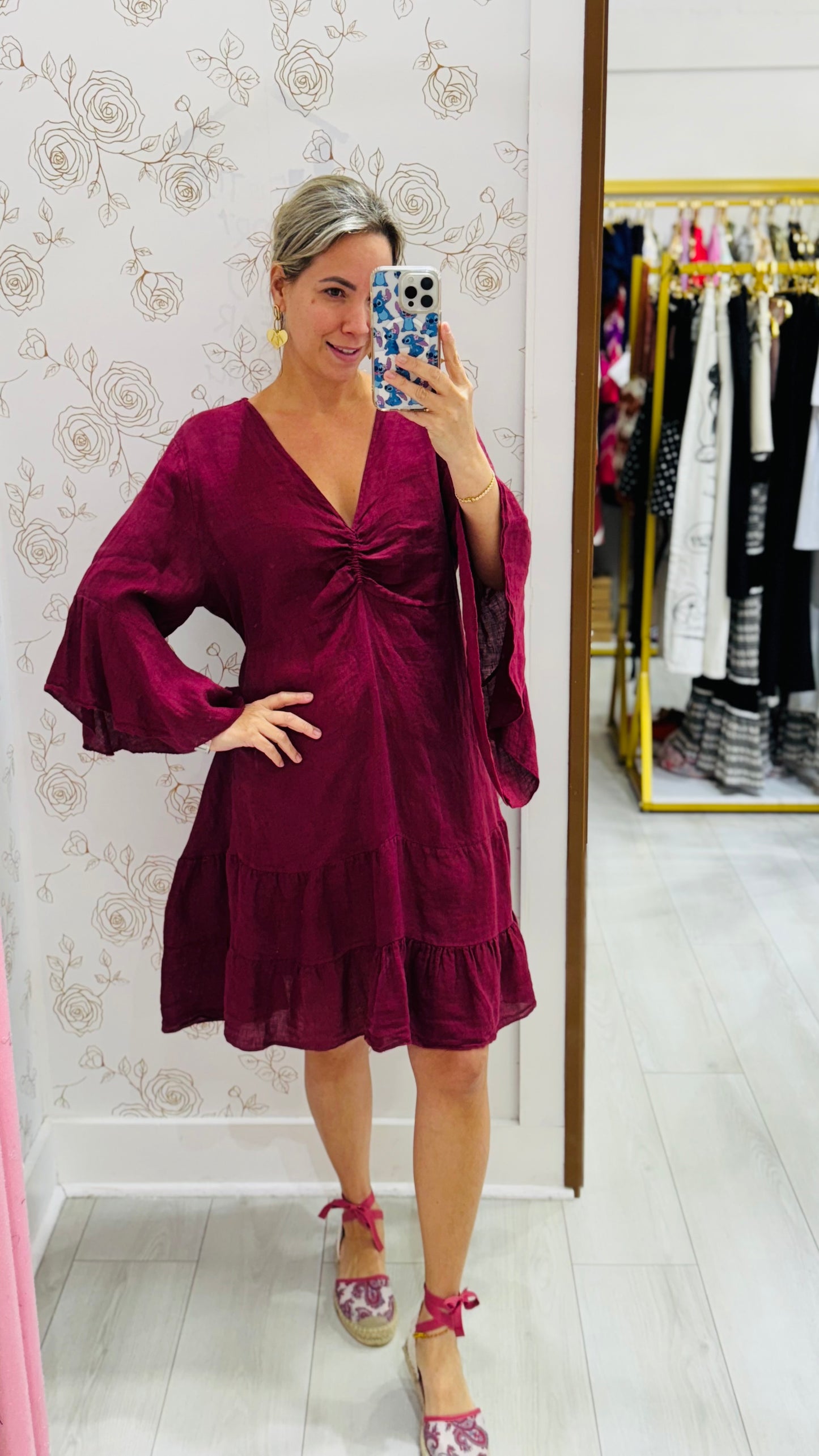 Flavia Linen Dress