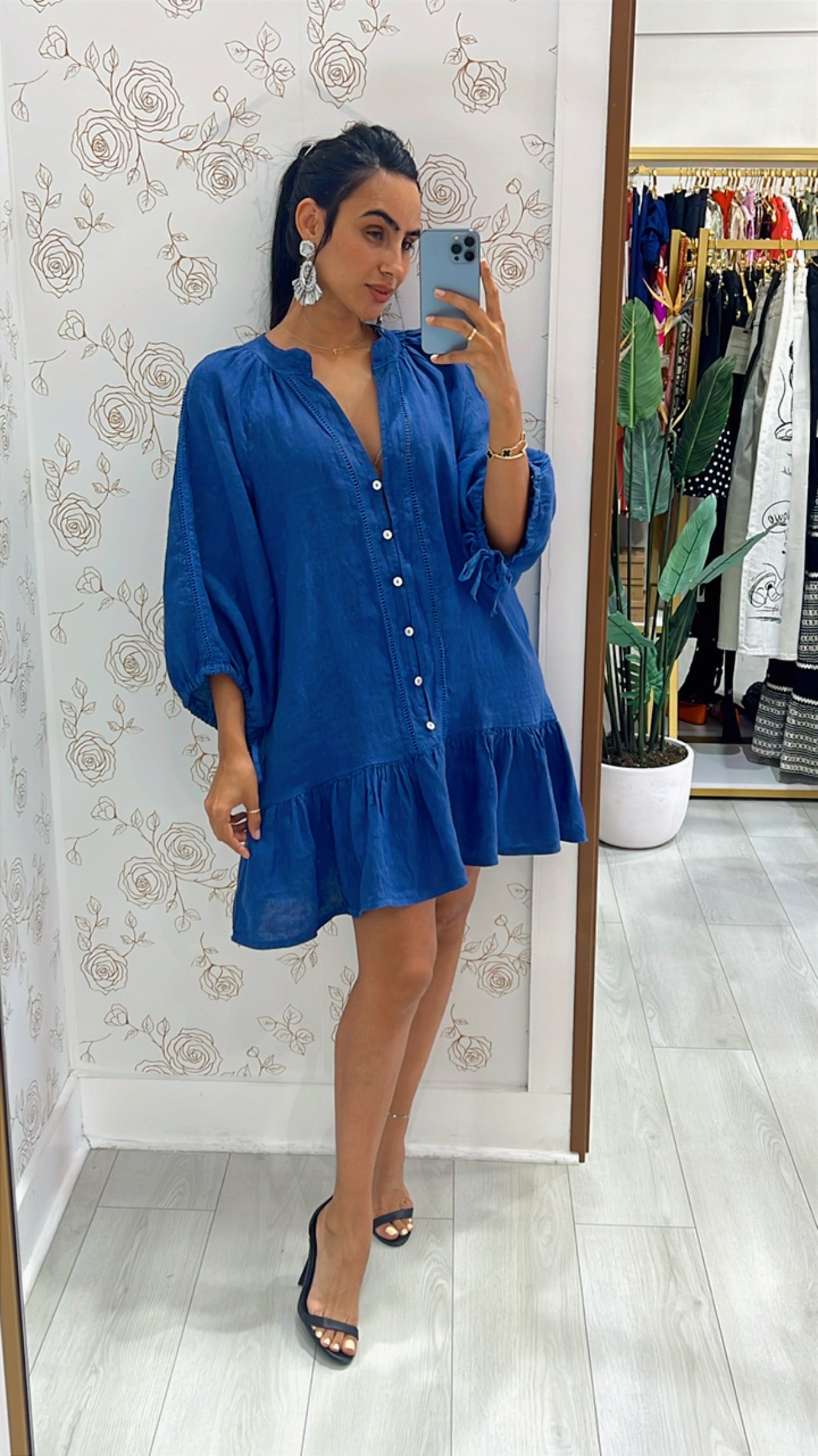 Thais Linen Dress