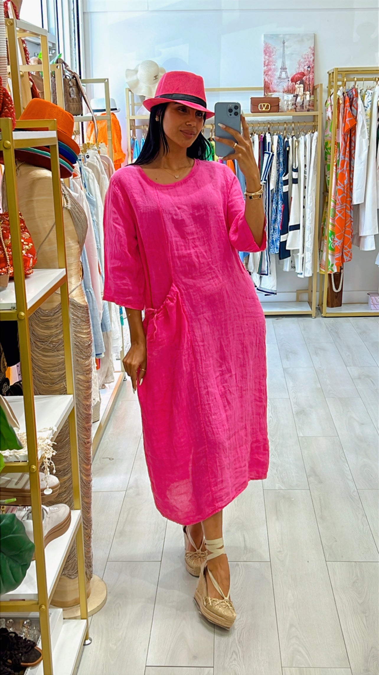 Melanie Linen Dress