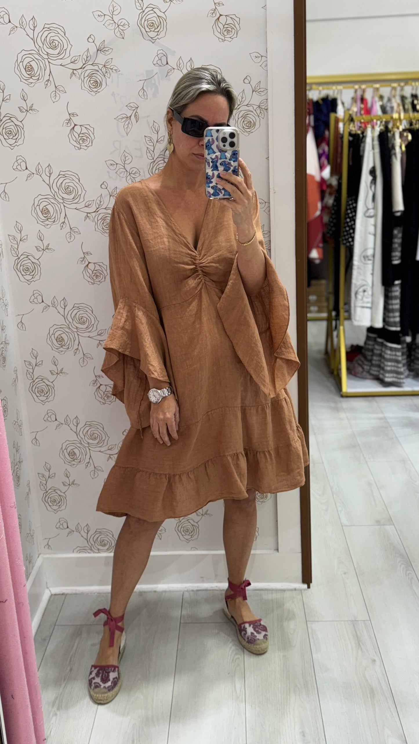 Flavia Linen Dress