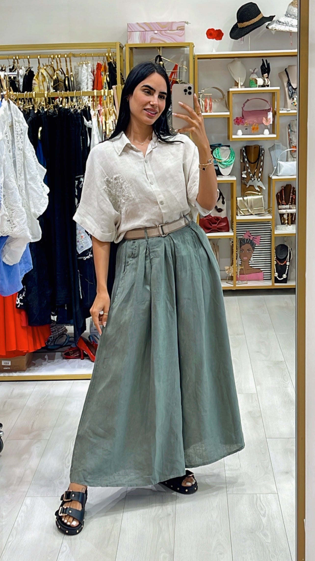 Aurora Linen Blouse