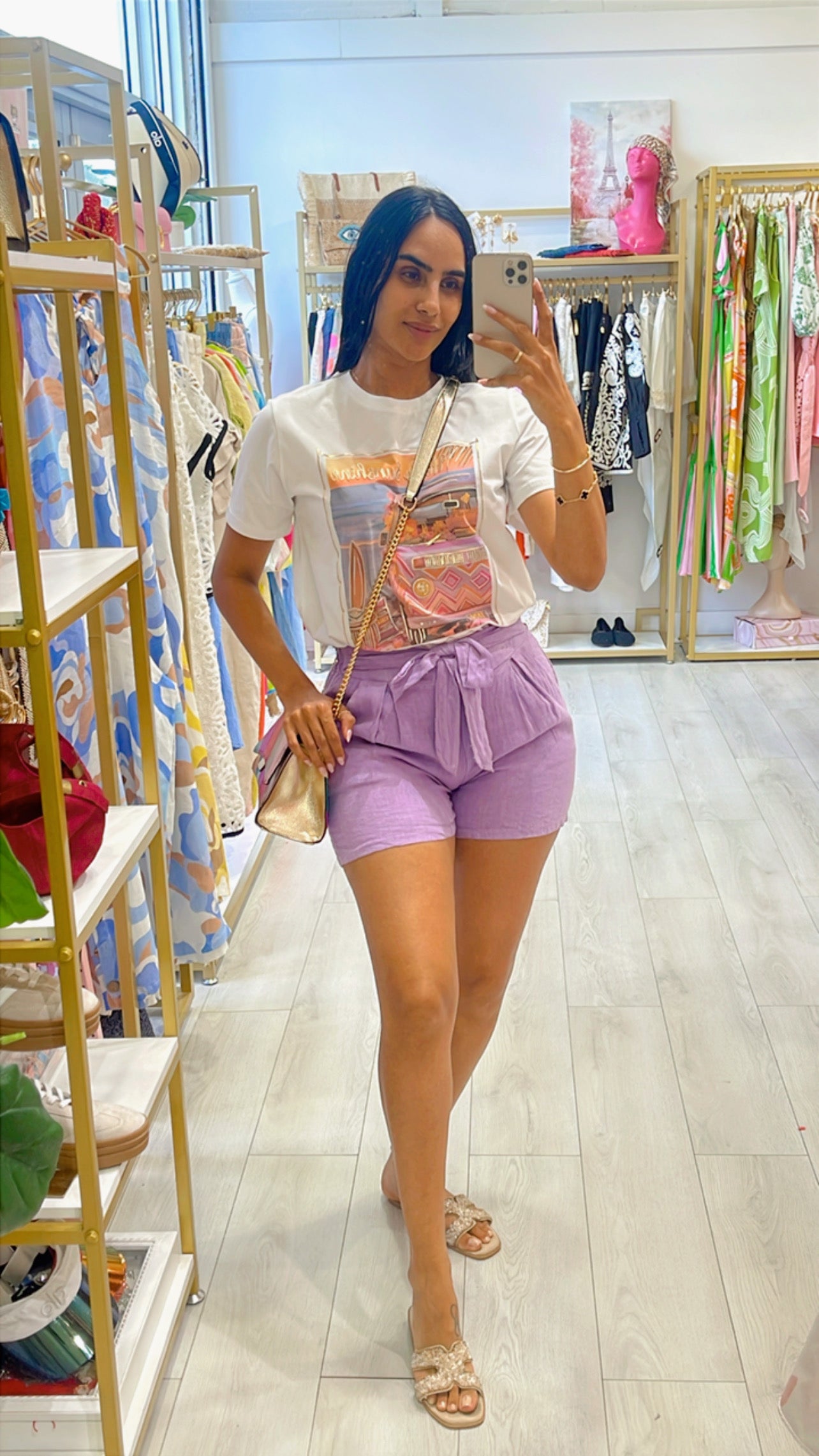 Yissel Linen Short