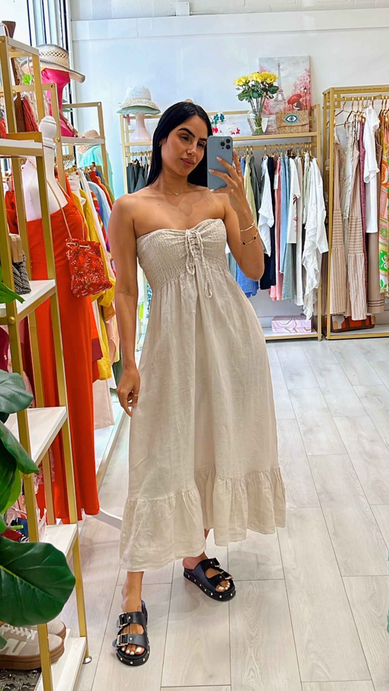 Yadira Linen Dress