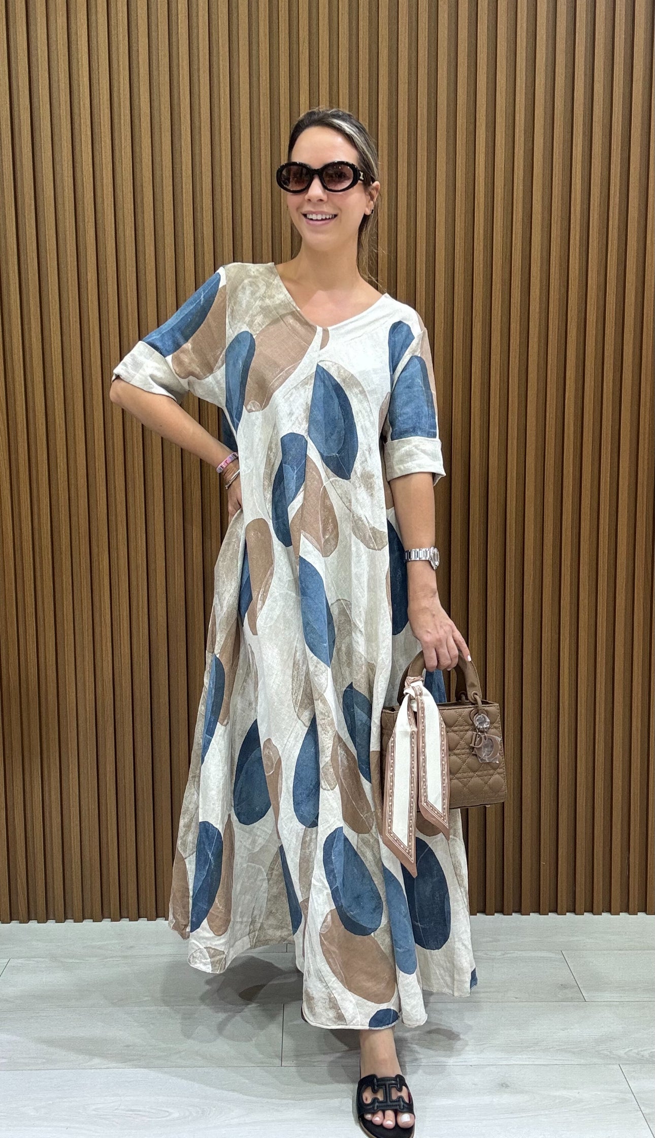 Karina Linen Dress