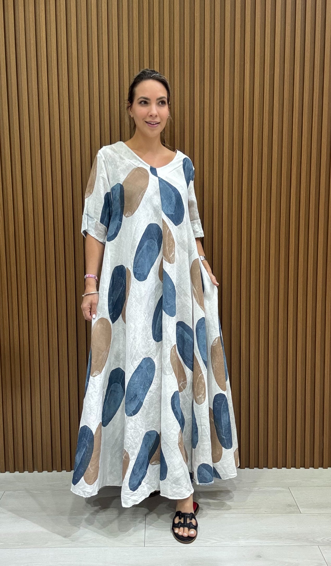 Karina Linen Dress
