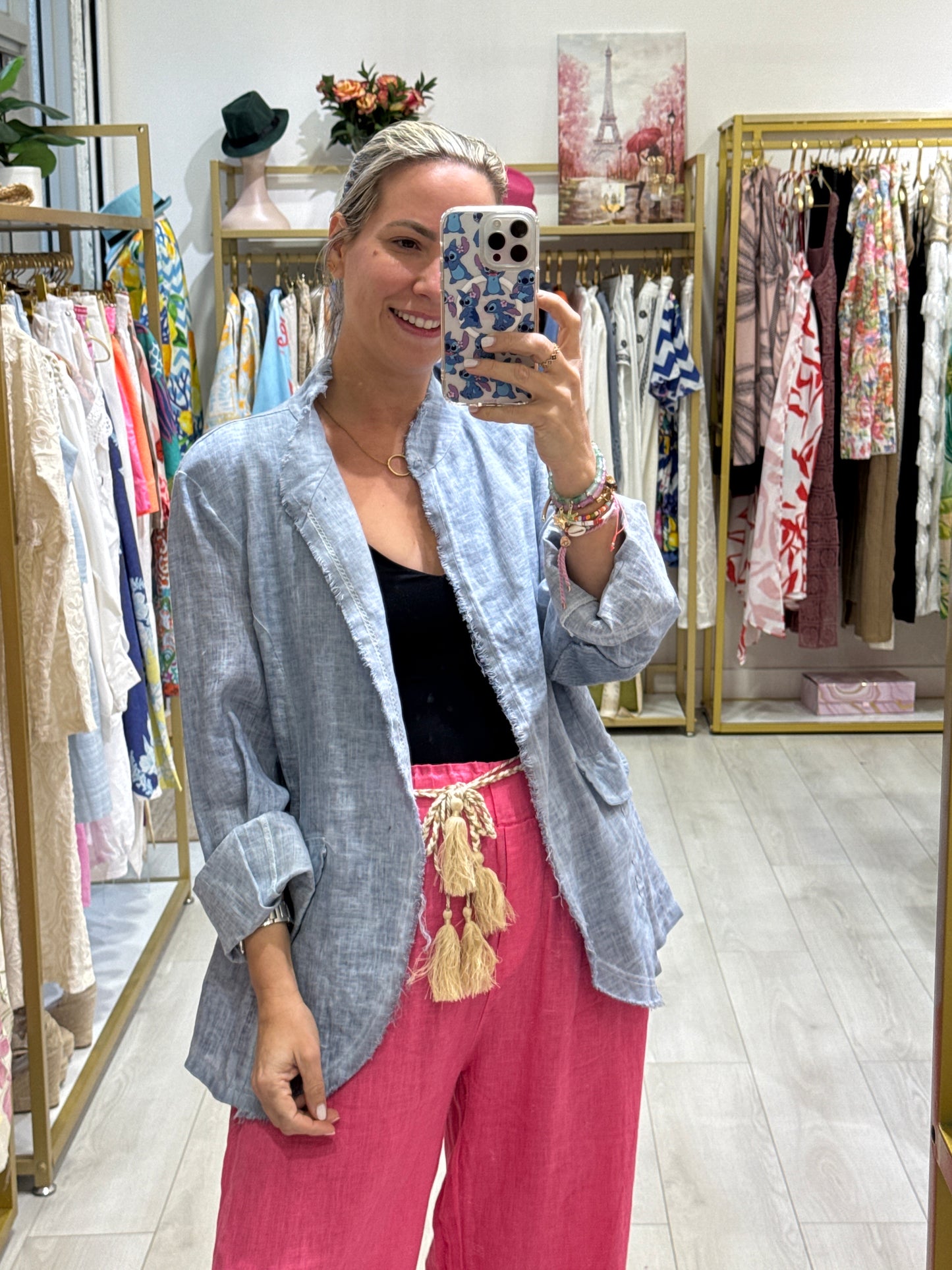 Rebeca Linen Jacket