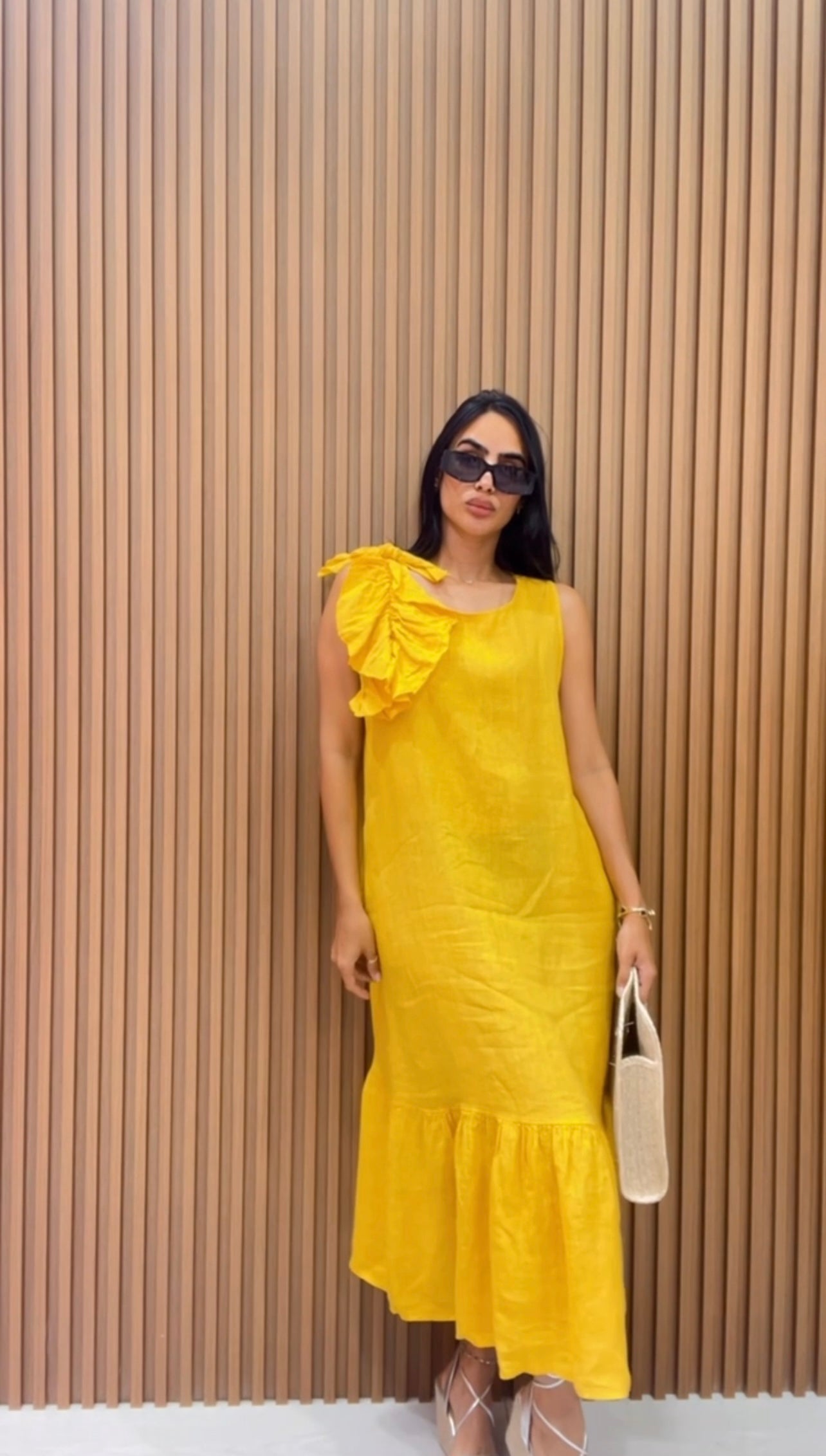 Liudmy Linen Dress