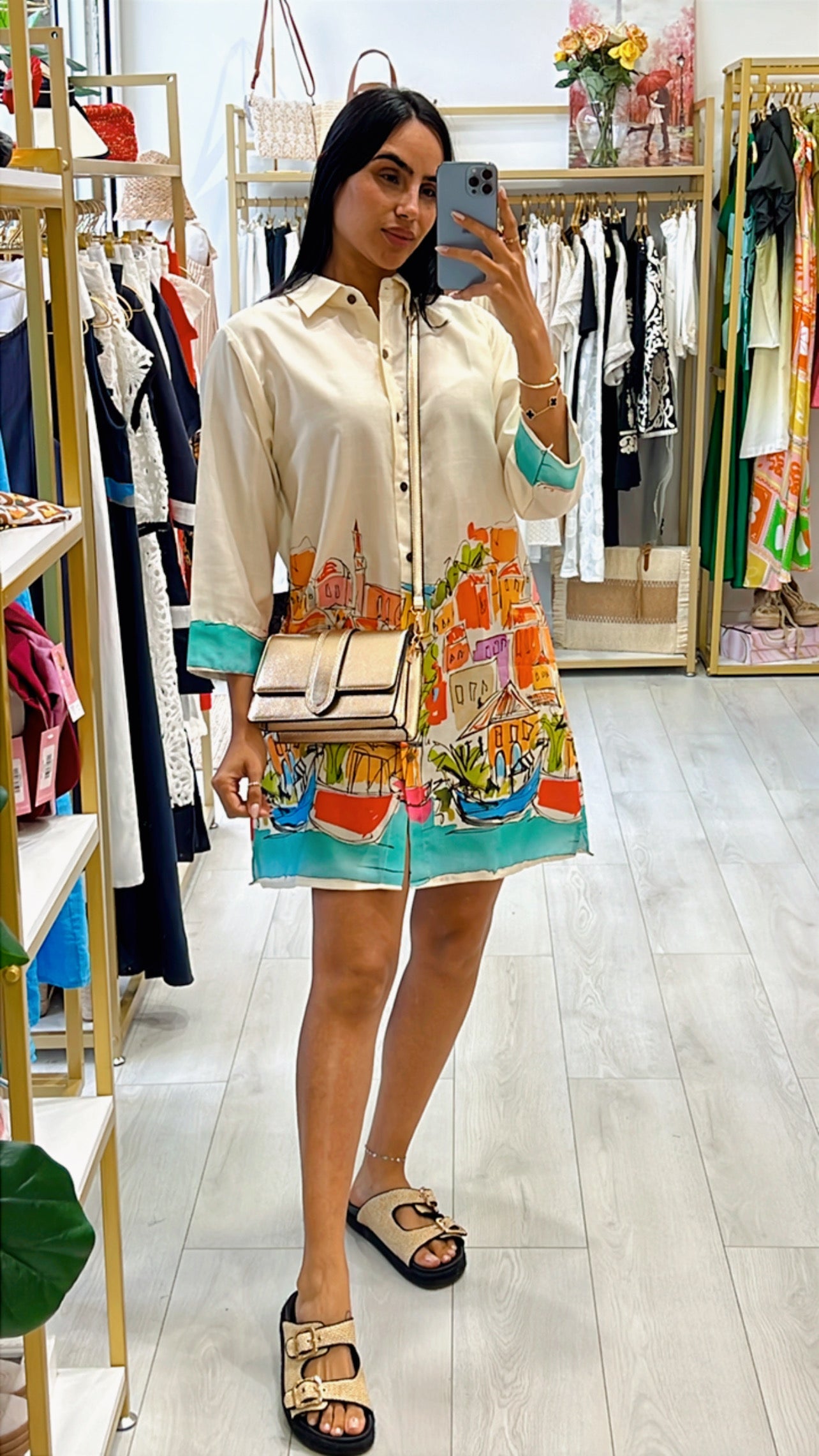 Kori Atena Long Blouse