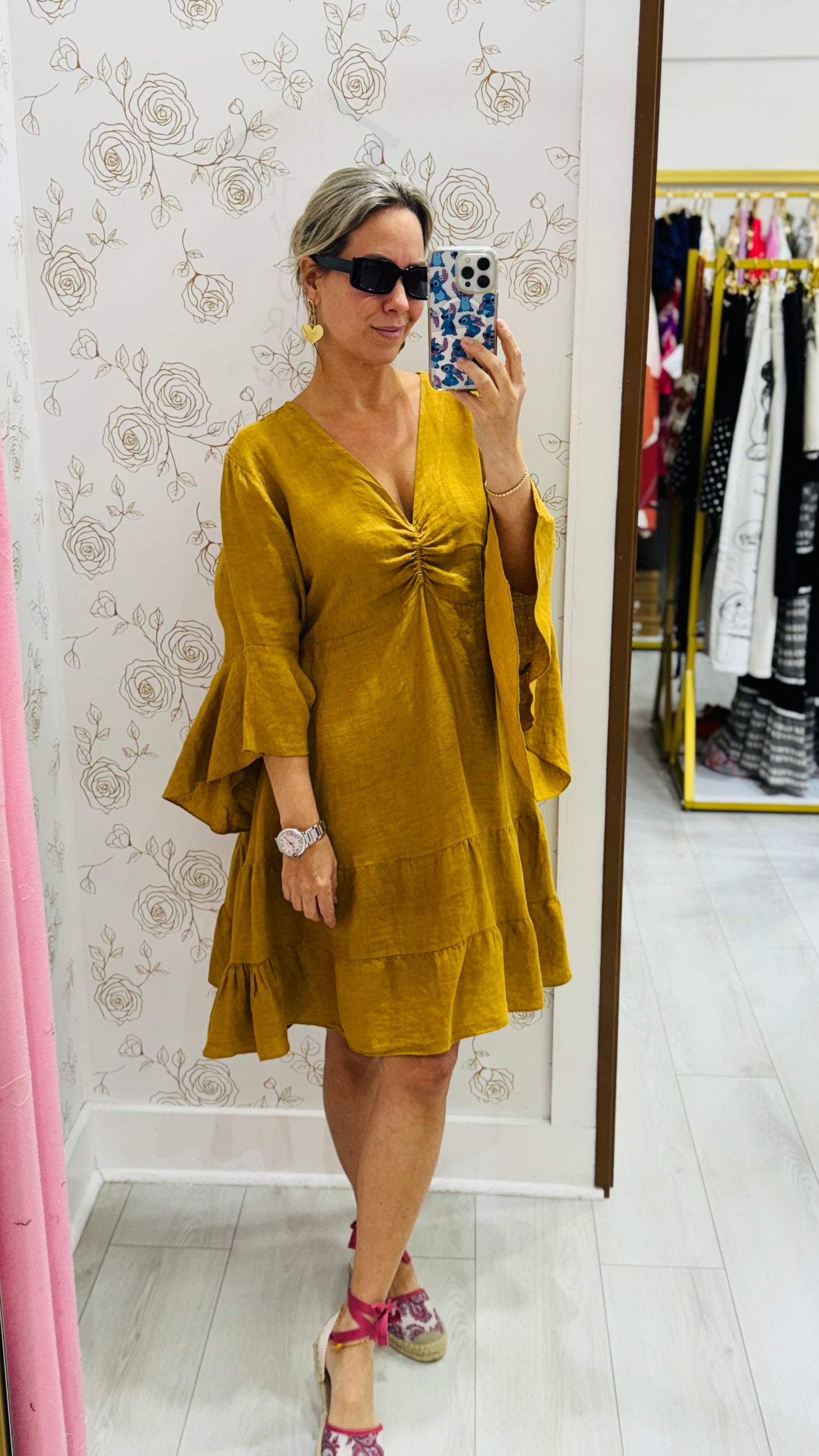 Flavia Linen Dress