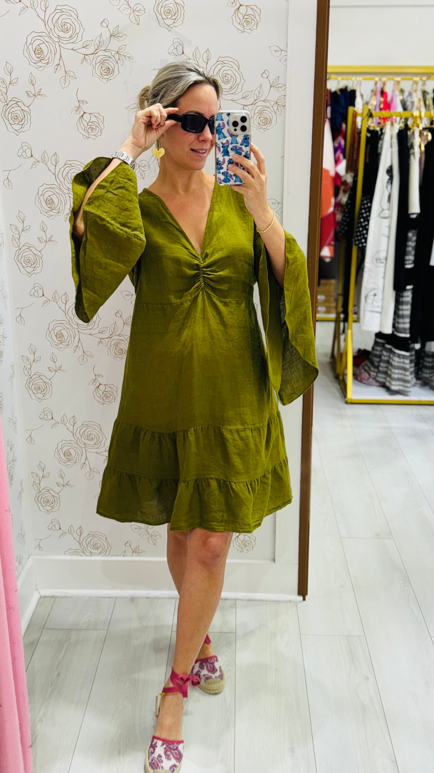 Flavia Linen Dress