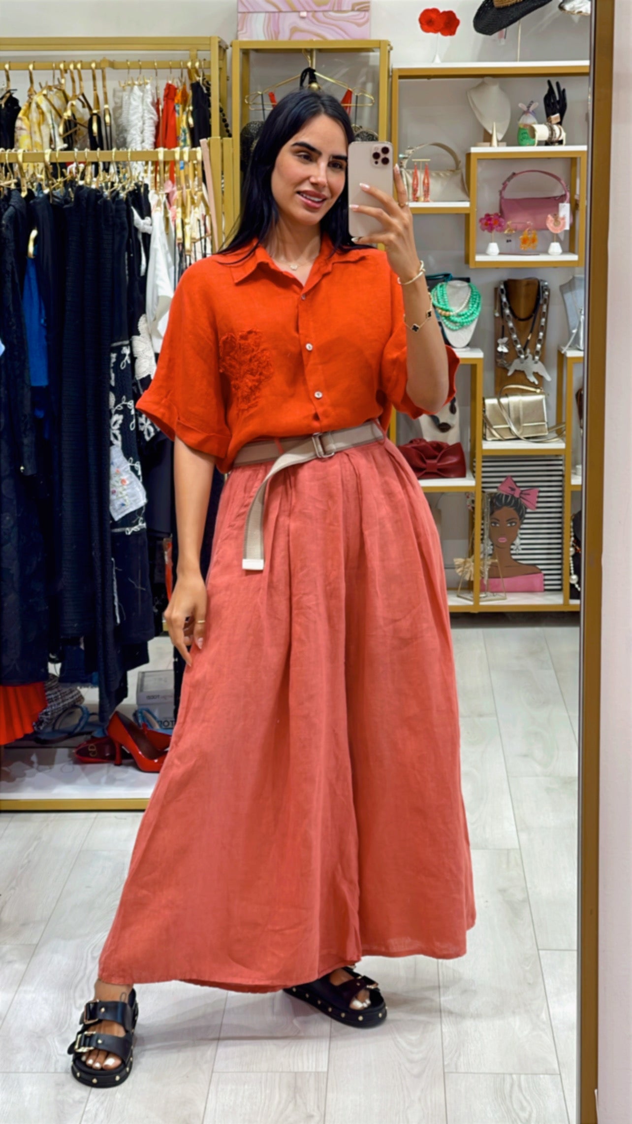 Aurora Linen Blouse