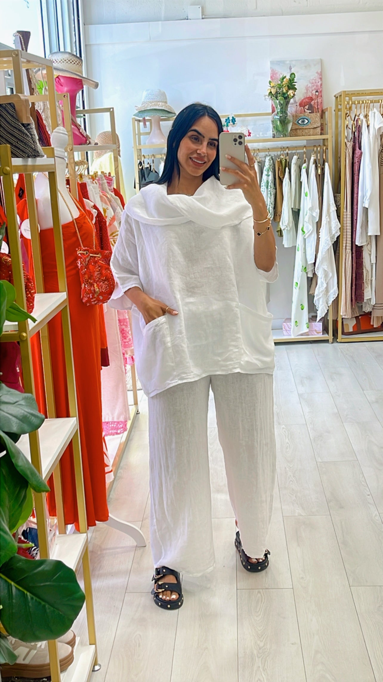 Elsa Linen Blouse