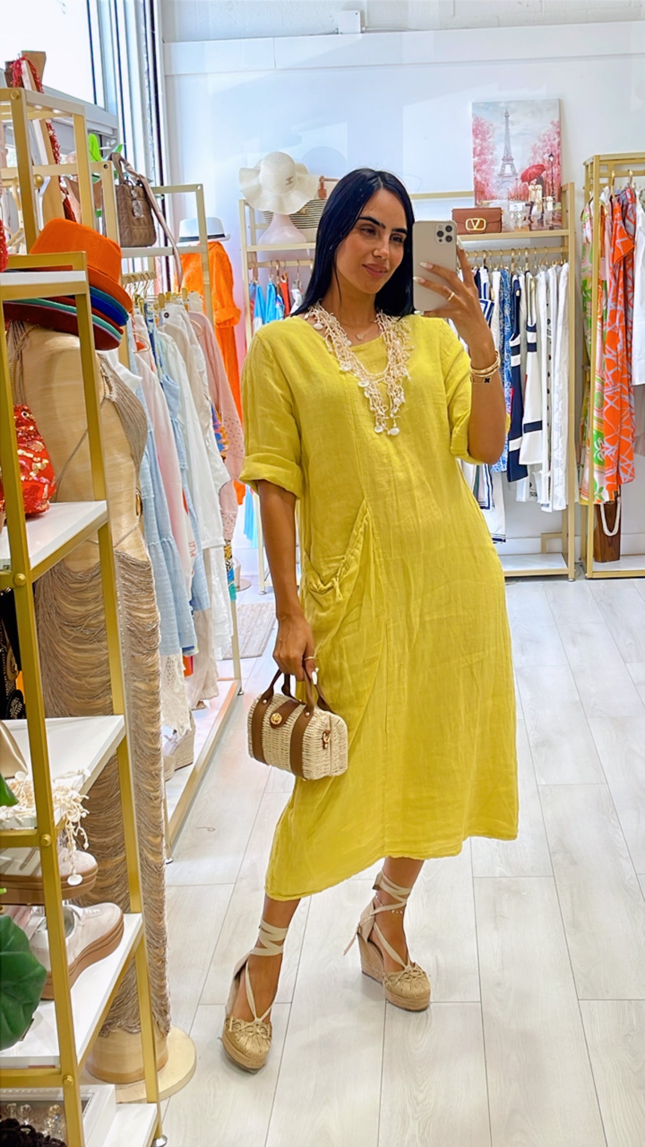 Melanie Linen Dress