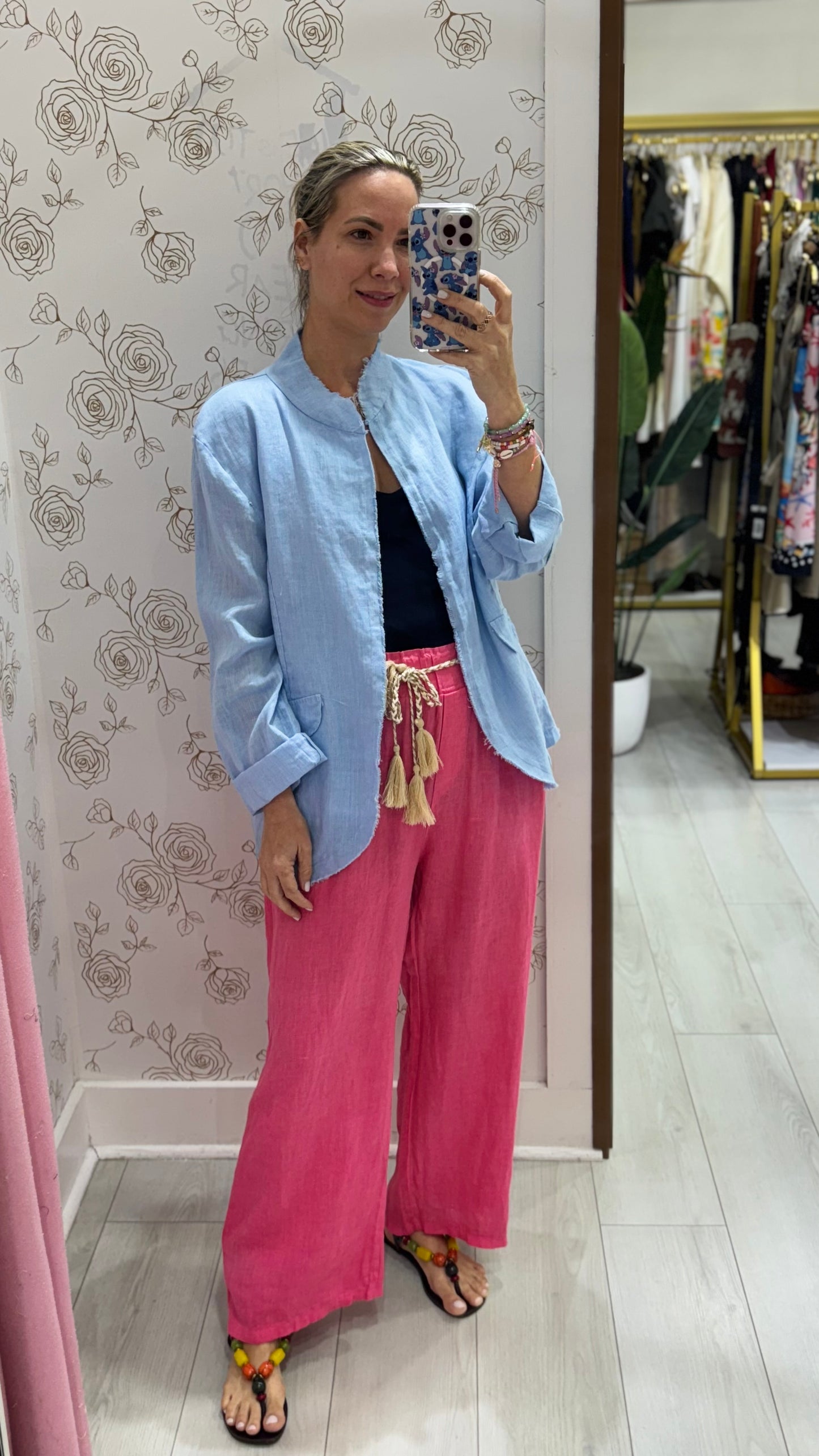 Rebeca Linen Jacket