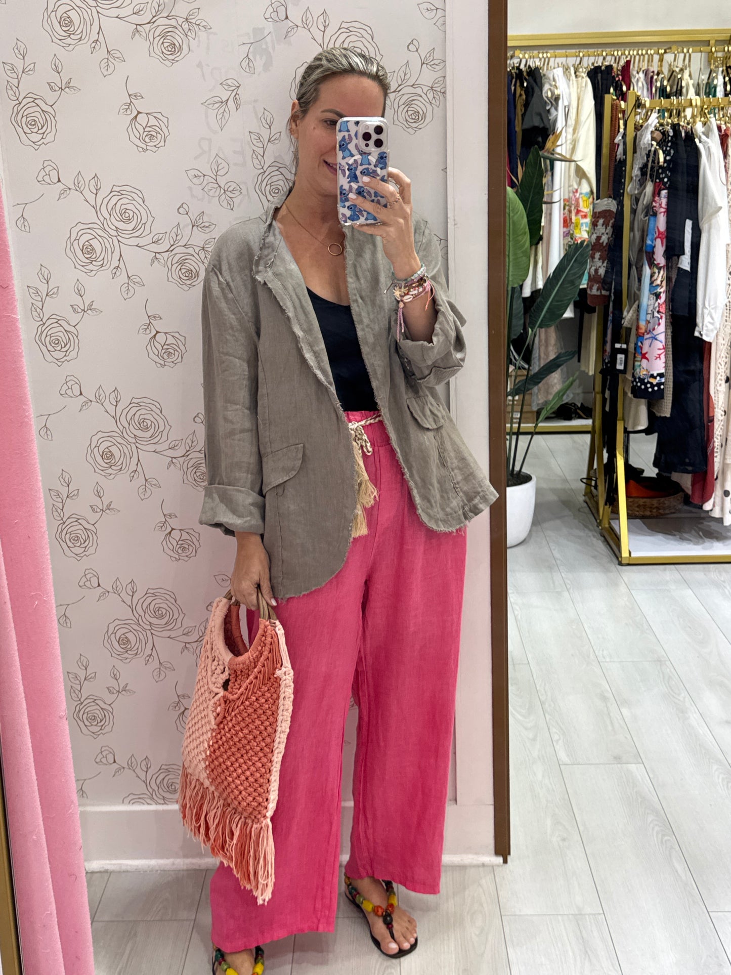 Rebeca Linen Jacket