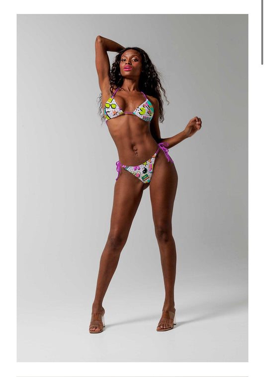 Back to 90 Set Swimsuit