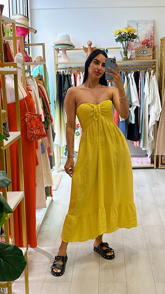 Yadira Linen Dress