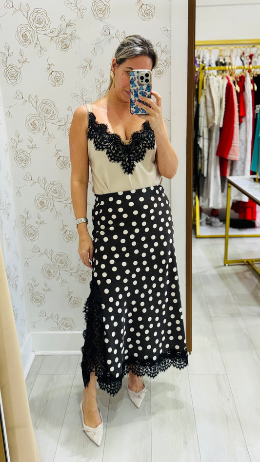 Riana Dot Skirt