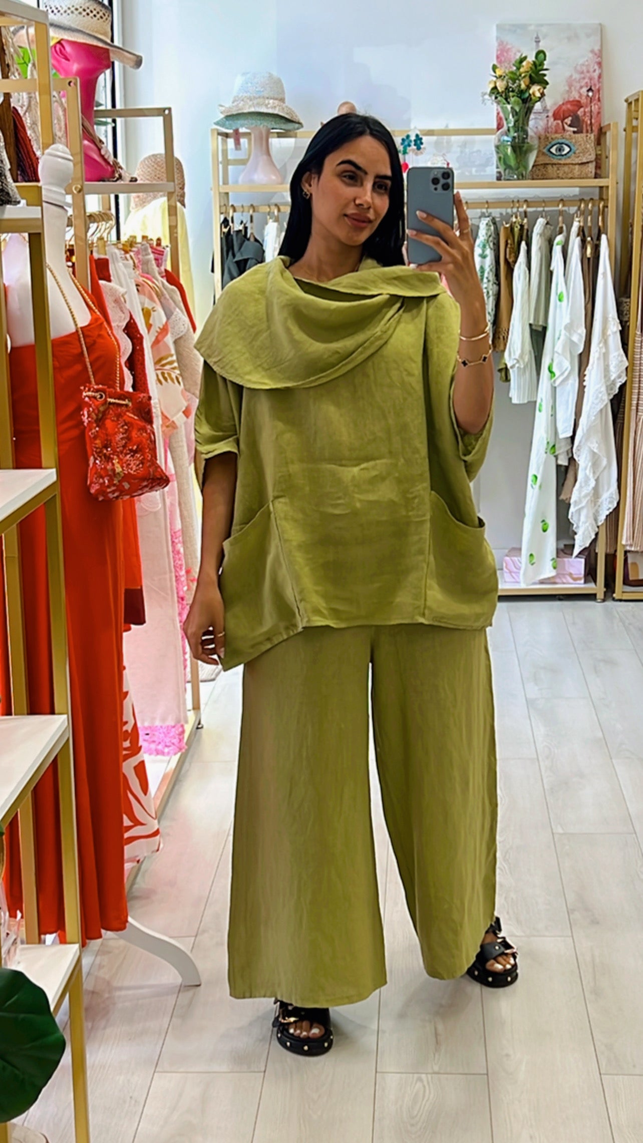 Elsa Linen Blouse