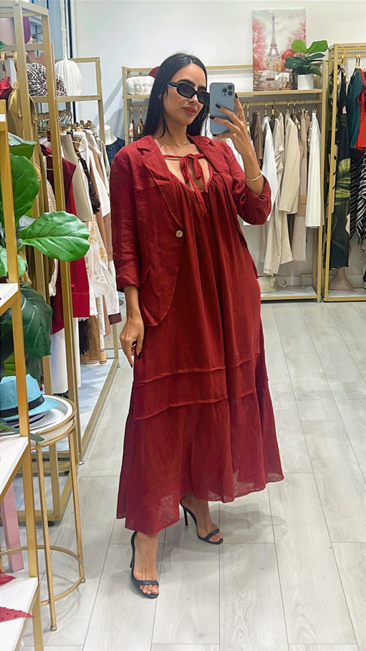 Arlene Linen Jacket
