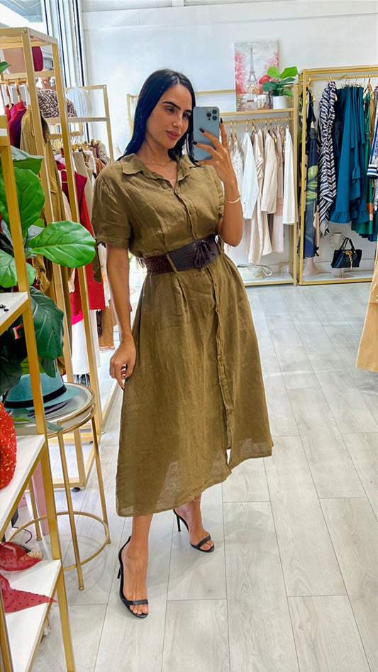 Dalia Linen Dress