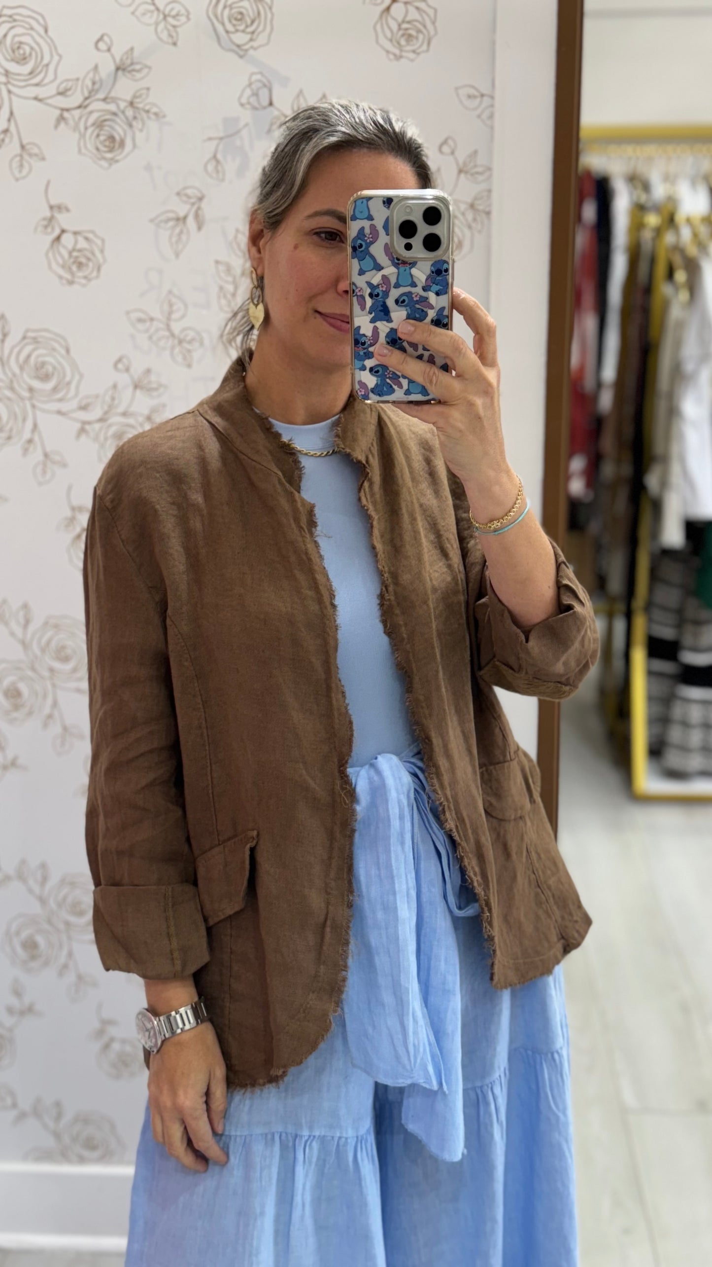 Rebeca Linen Jacket