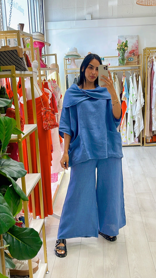 Elsa Linen Blouse