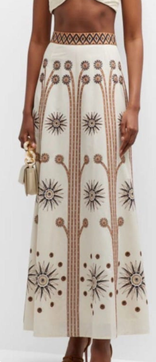 Sol Embroidered Skirt