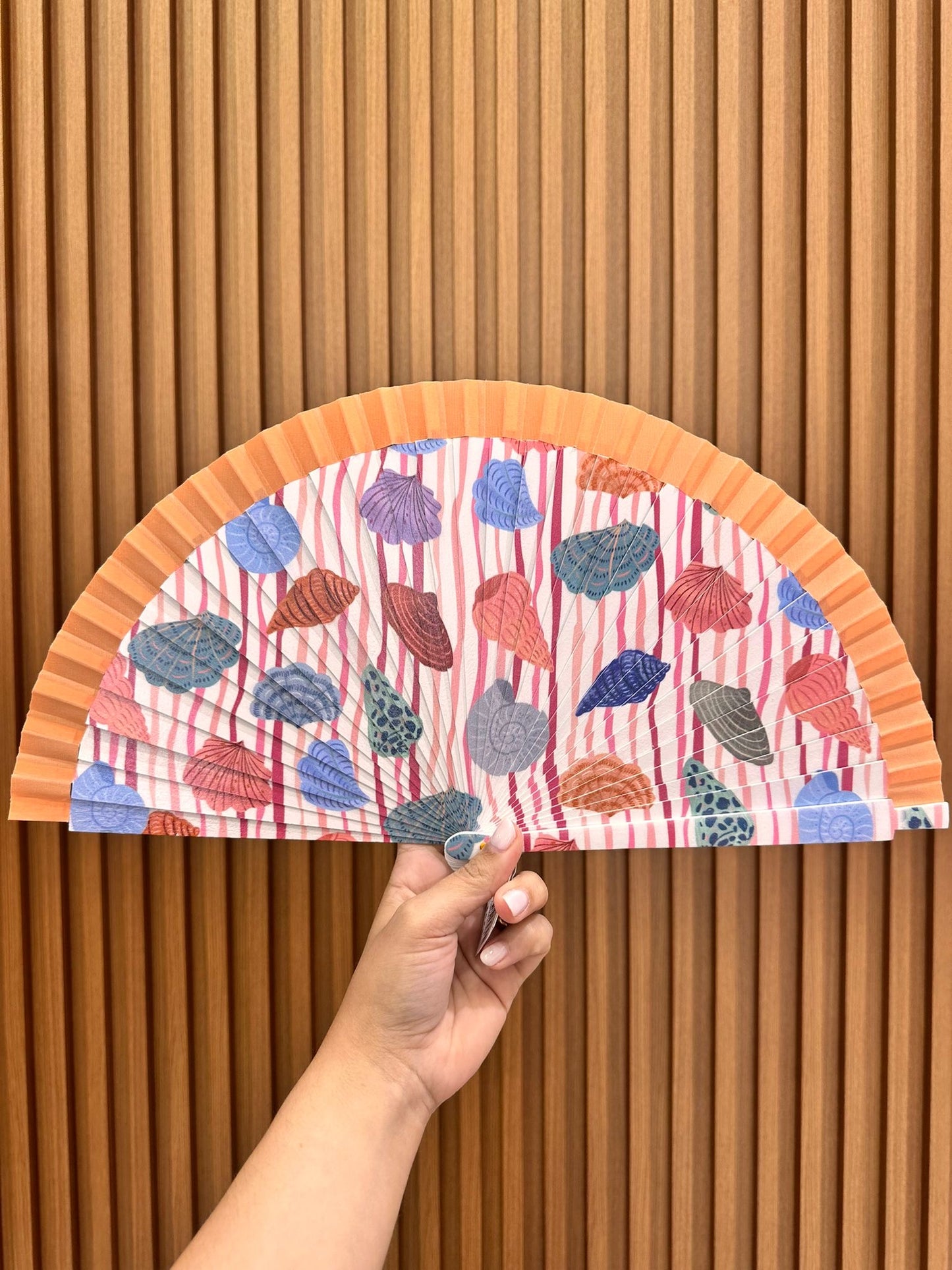 Ocean Hand Fan