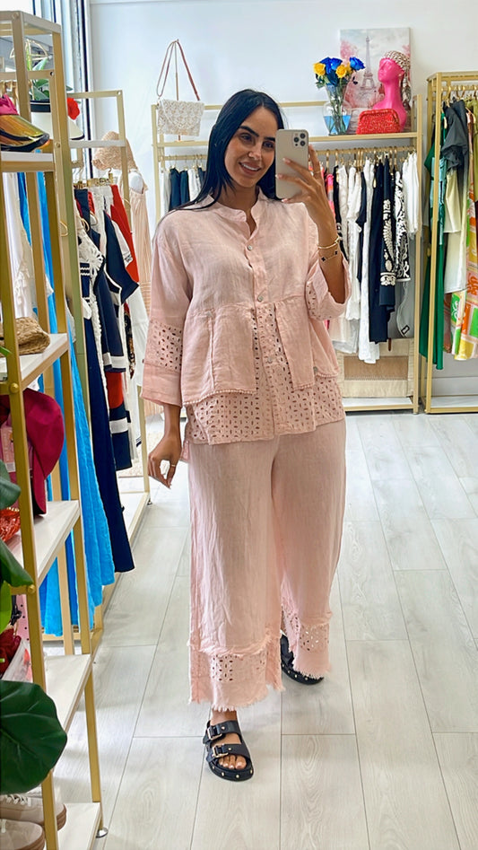 Georgina Linen Blouse
