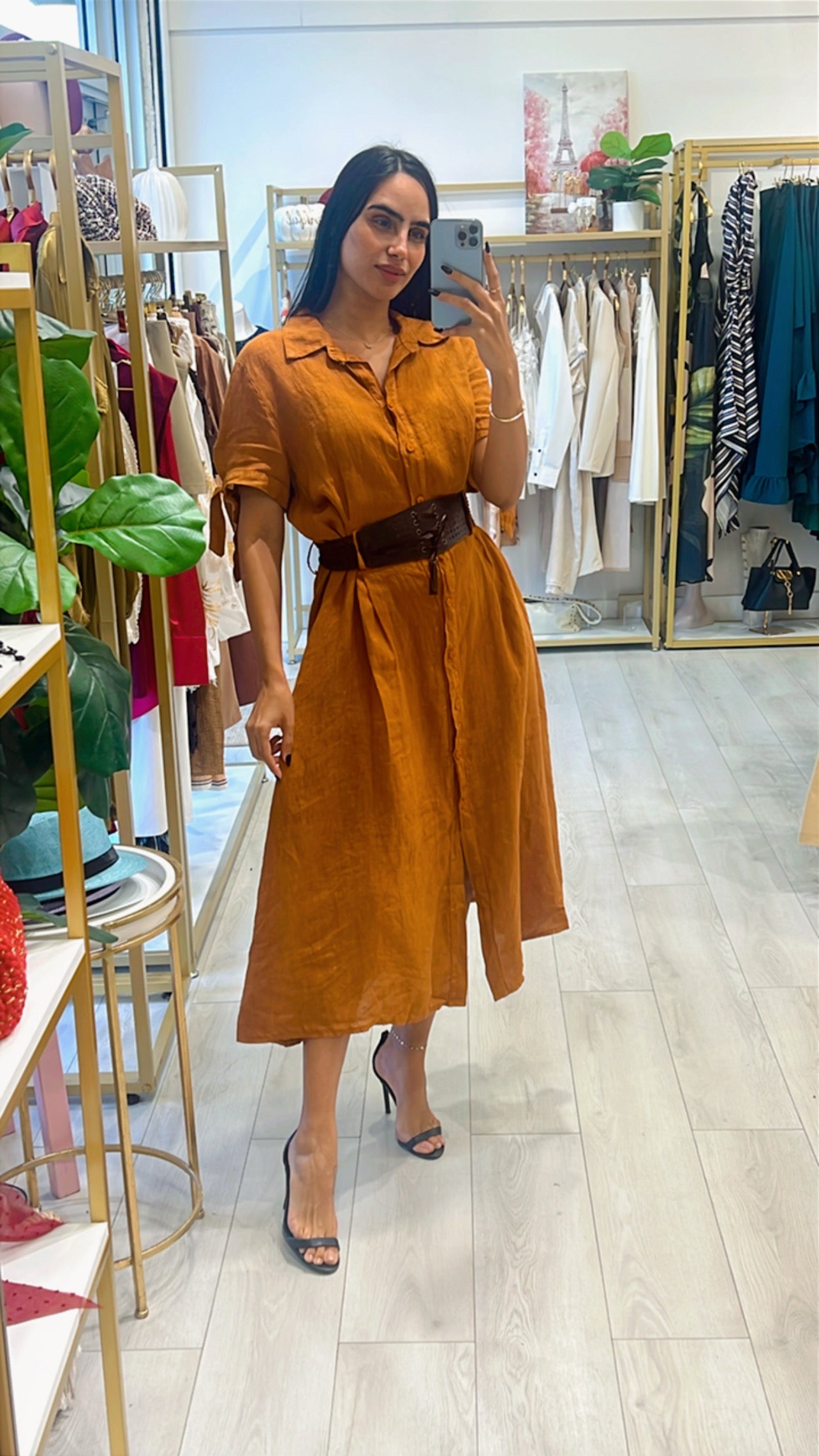 Dalia Linen Dress
