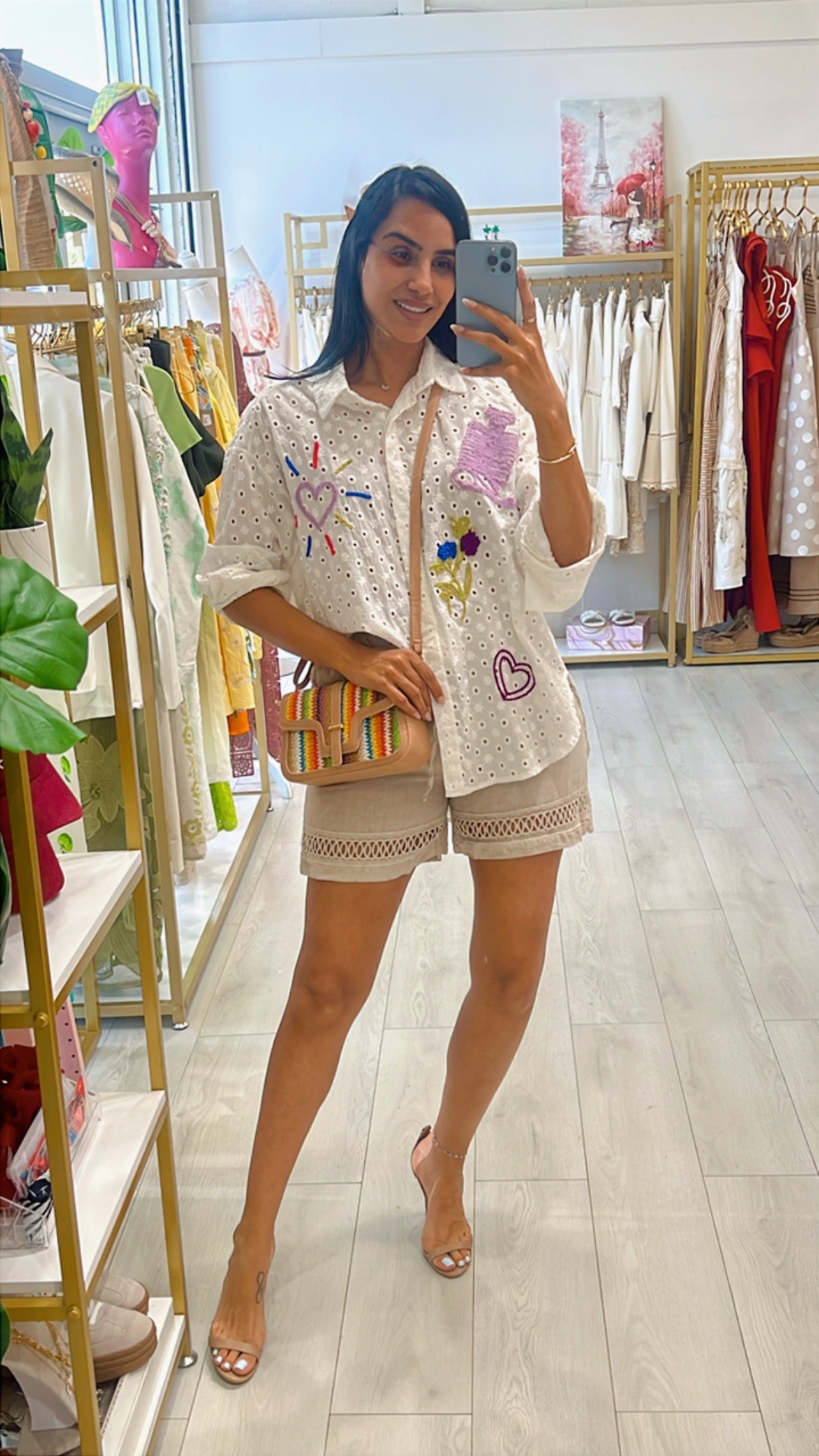 Alena Linen Short