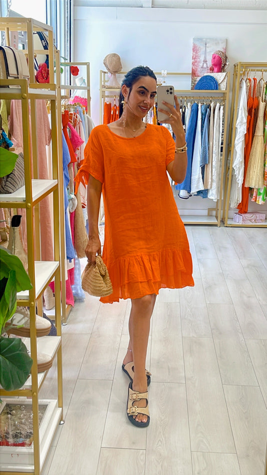 Katrina Linen Dress