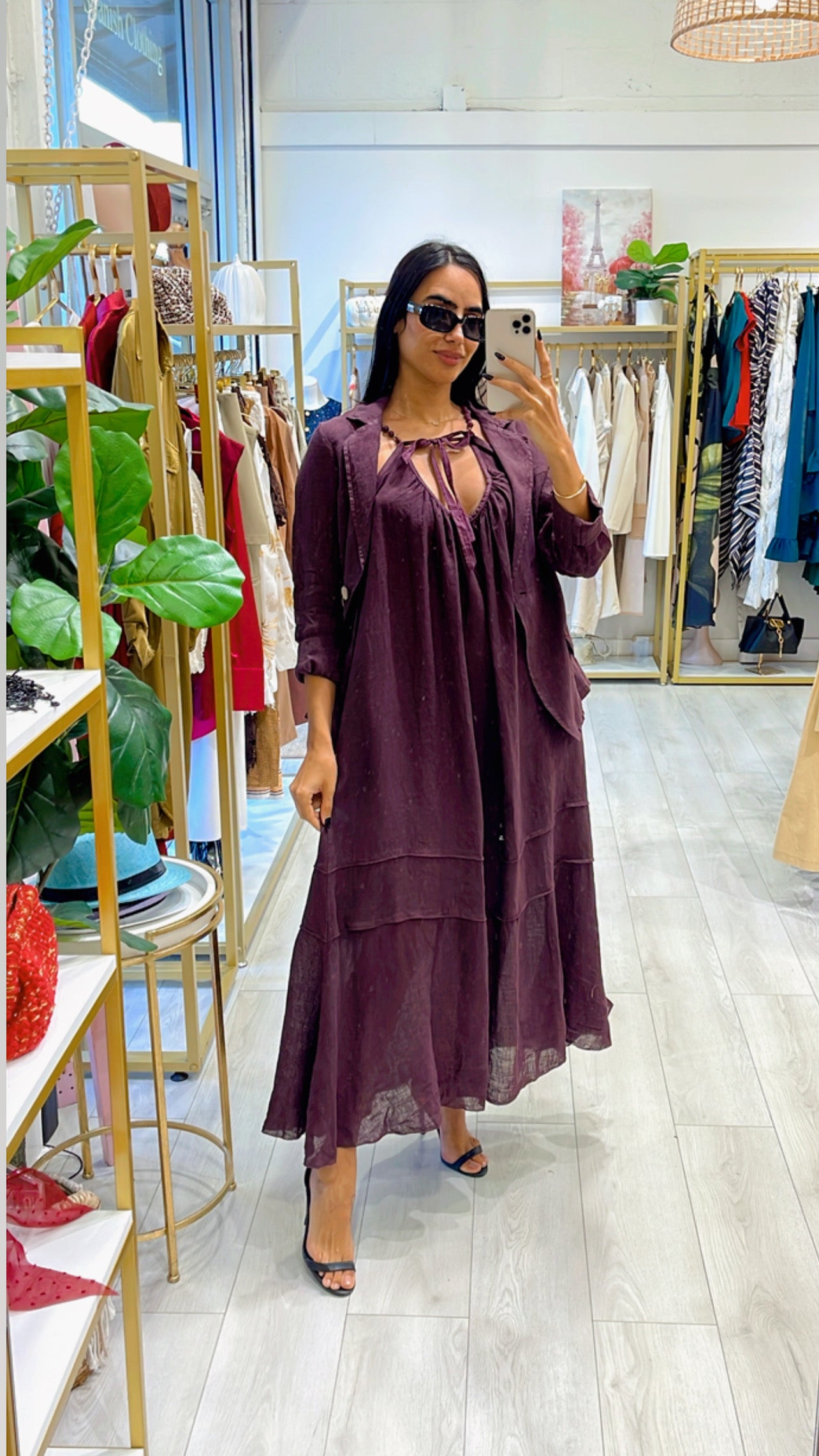 Arlene Linen Jacket