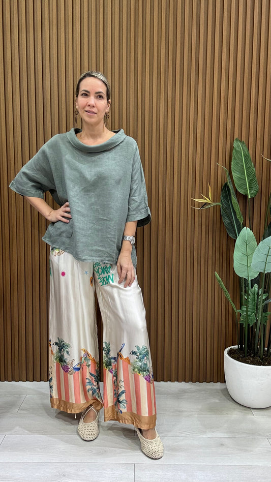 Arlene Linen Blouse