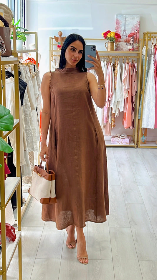 Lucia Linen Dress