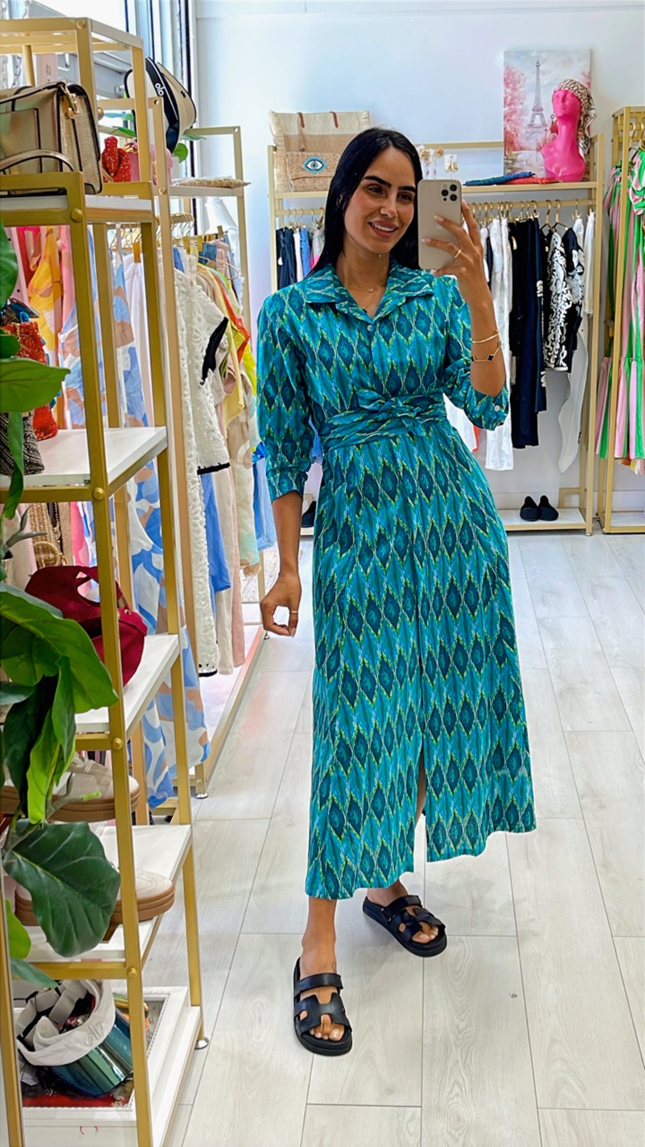 Luciana Ikat Multi Dress