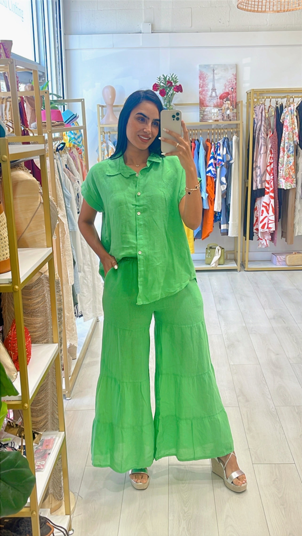 Juliana Linen Pant