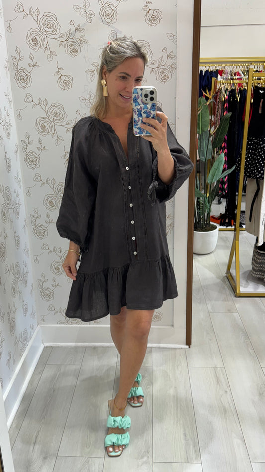 Thais Linen Dress
