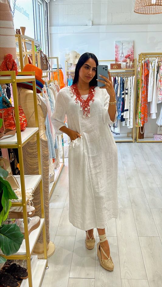 Melanie Linen Dress