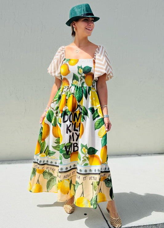 Lemon Vibe Dress