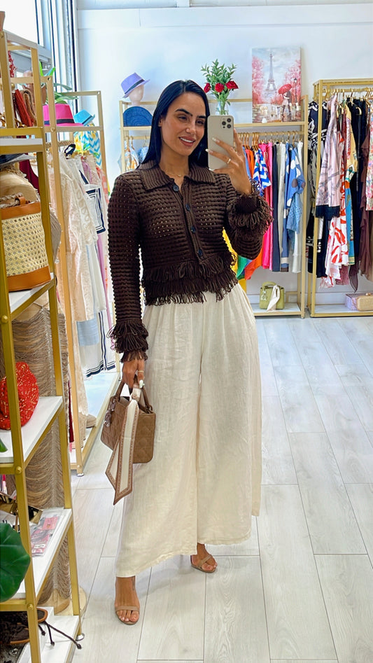 Evelyn Crochet Jacket