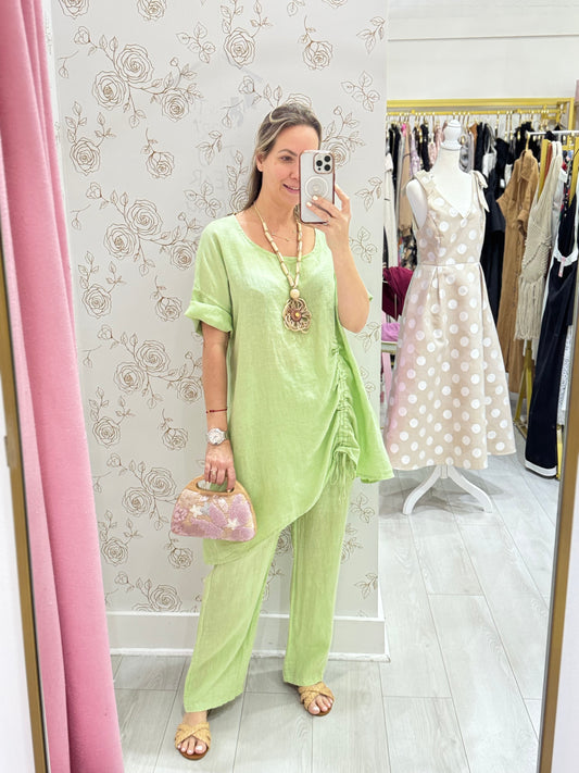 Andrea Linen Blouse