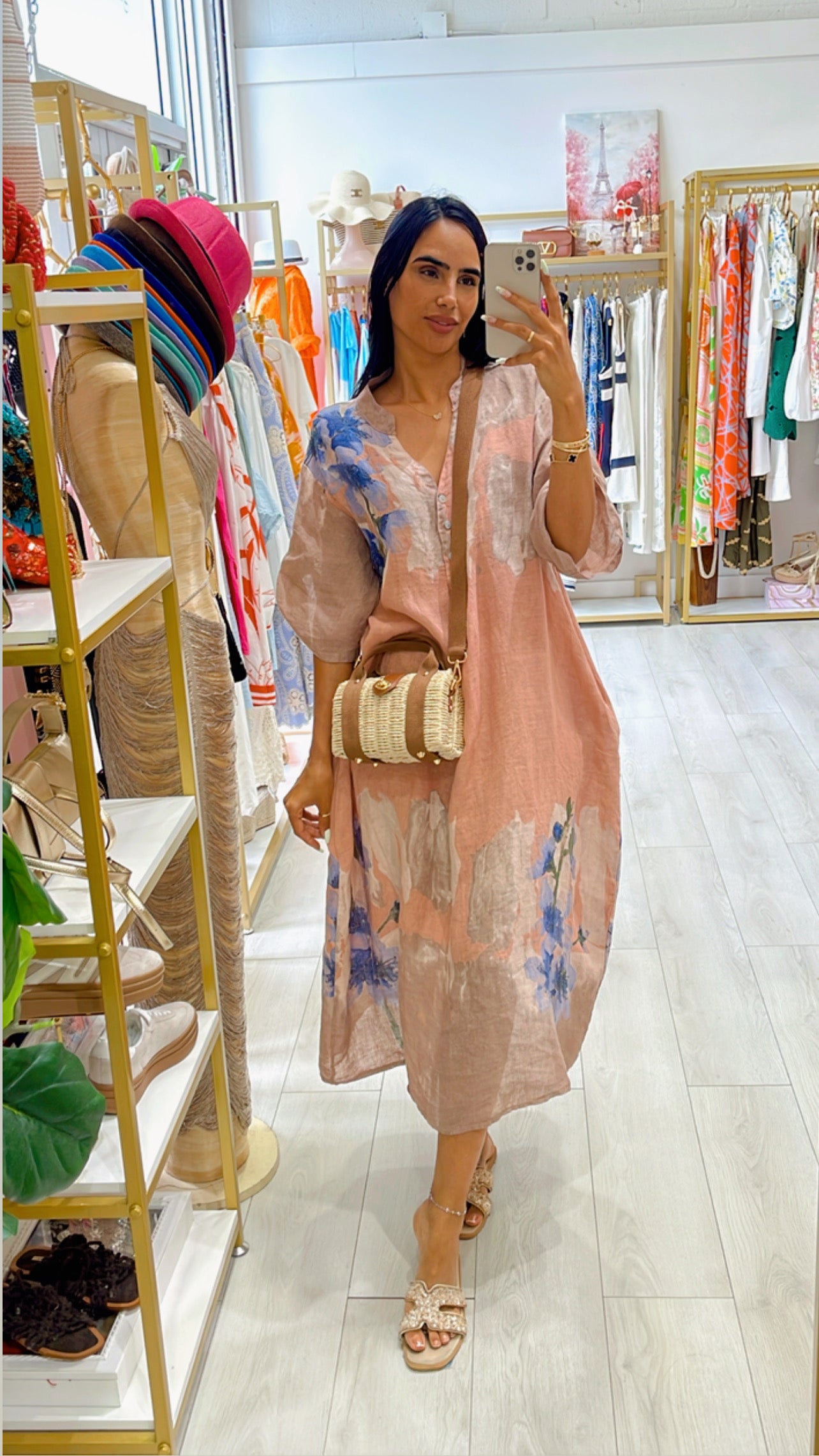 Paulina Linen Dress