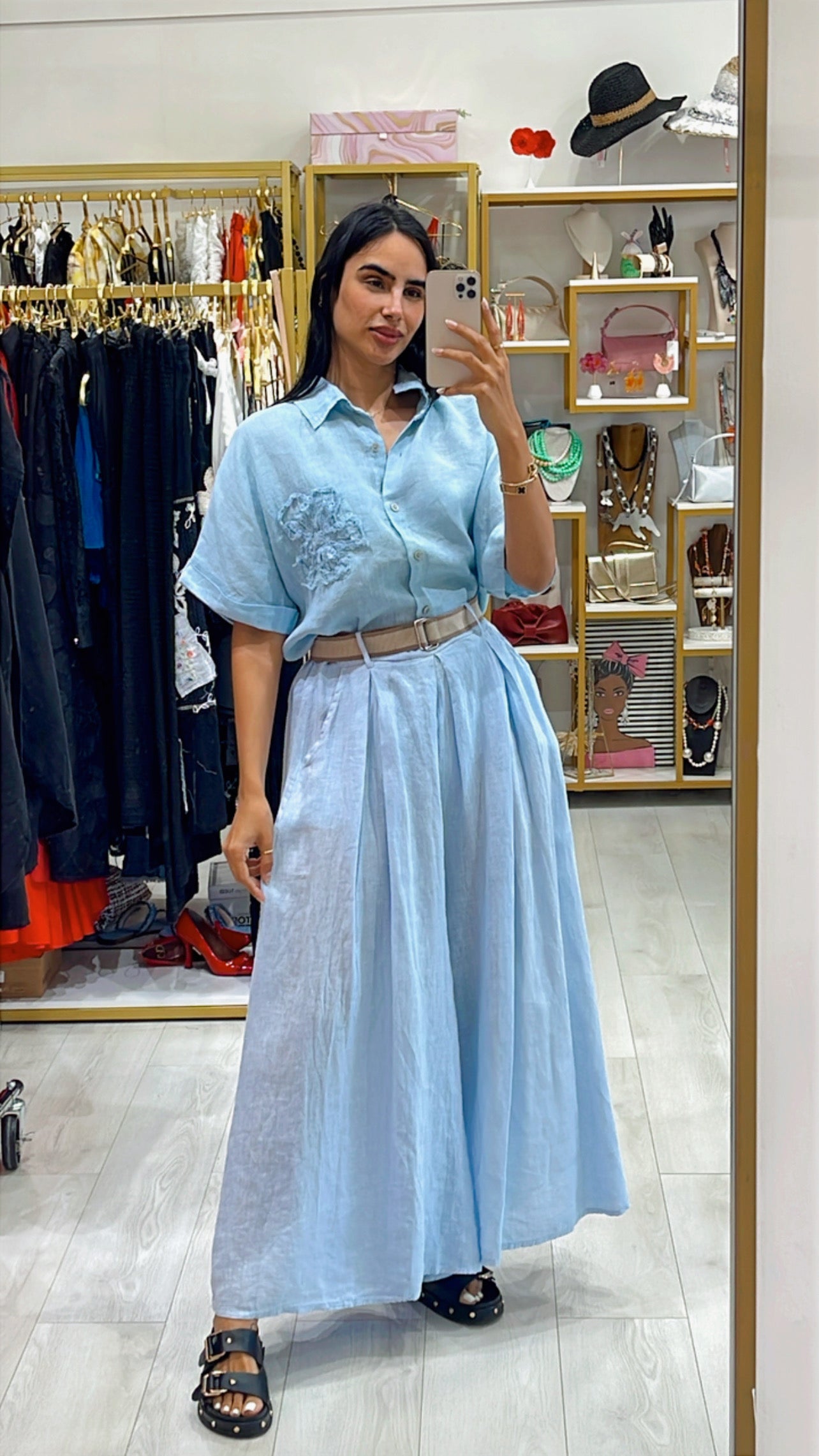 Aurora Linen Blouse