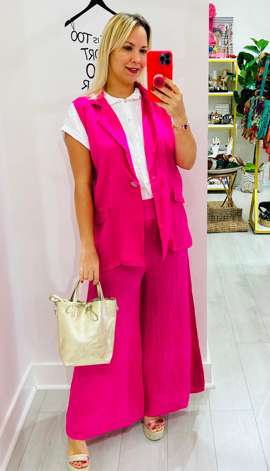 Arlene Linen Jacket - Grace and Gala Boutique
