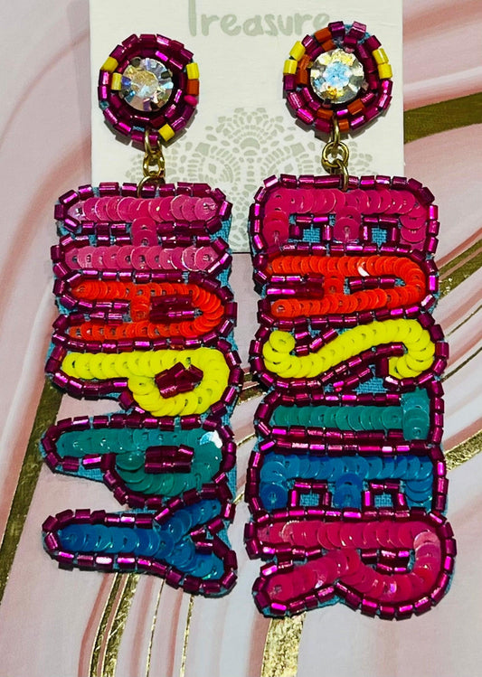 Happy Easter Earring - Grace and Gala Boutique